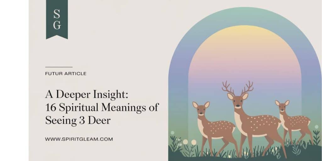 A Deeper Insight: 16 Spiritual Meanings of Seeing 3 Deer