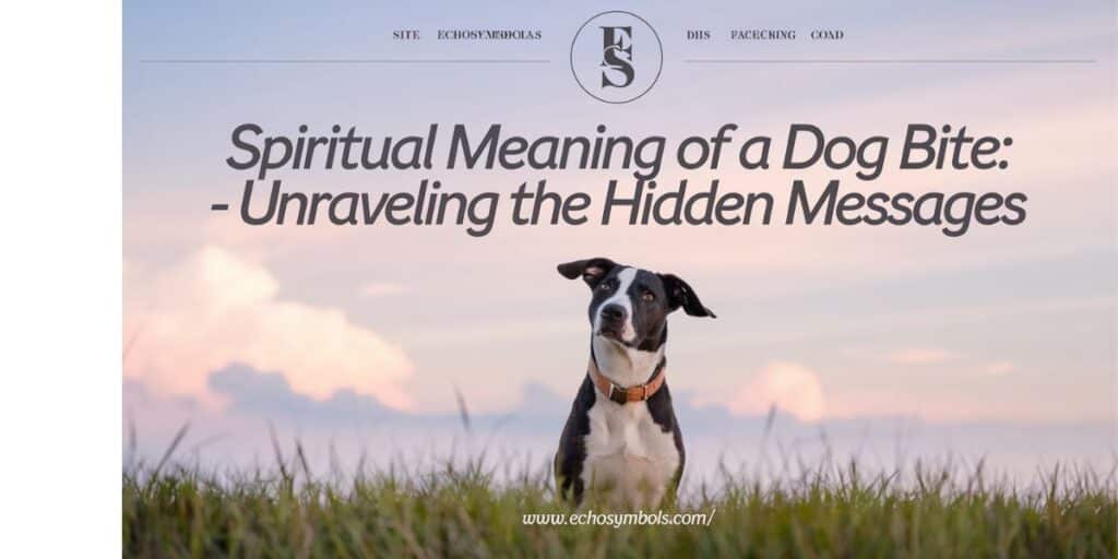 Spiritual Meaning of a Dog Bite: Unraveling the Hidden Messages