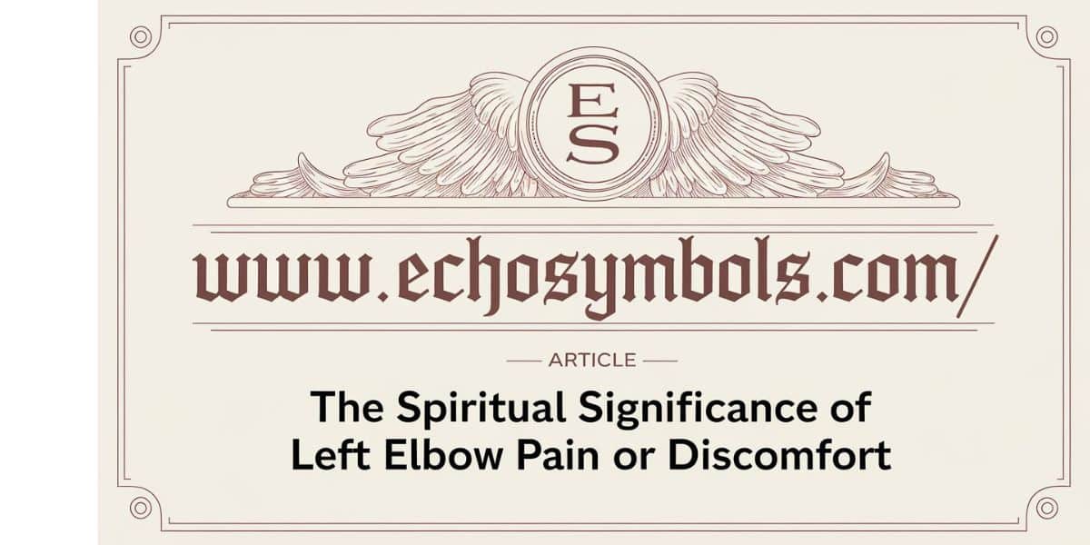 The Spiritual Significance of Left Elbow Pain or Discomfort