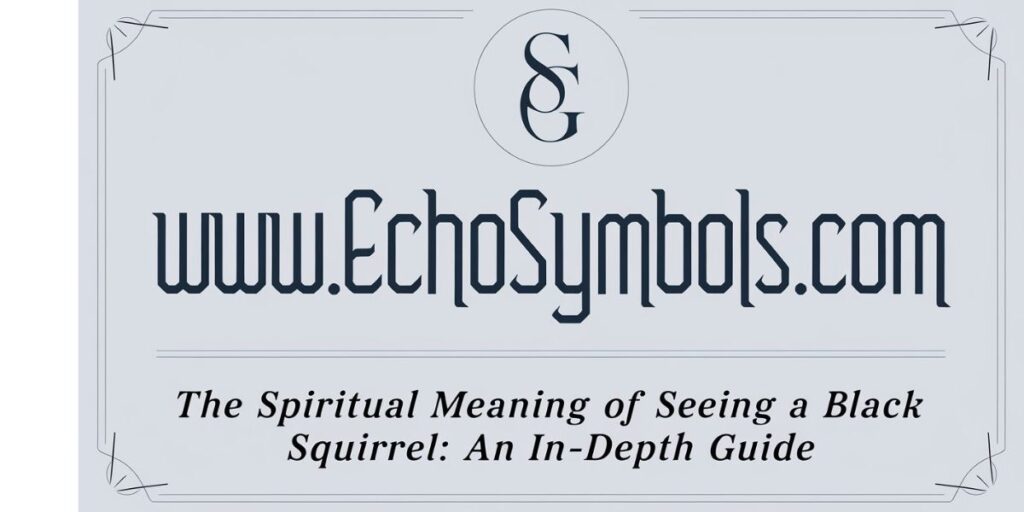 The Spiritual Meaning of Seeing a Black Squirrel: An In-Depth Guide