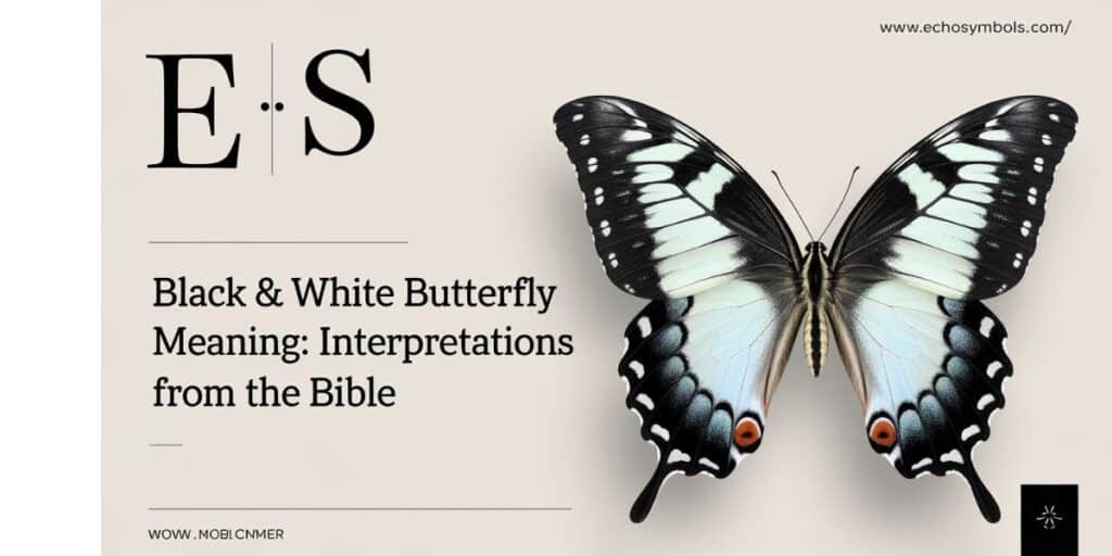 Black & White Butterfly Meaning: Interpretations from the Bible