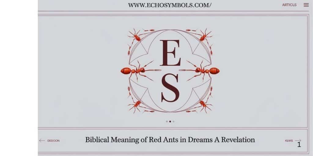 Biblical Meaning of Red Ants in Dreams: A Revelation