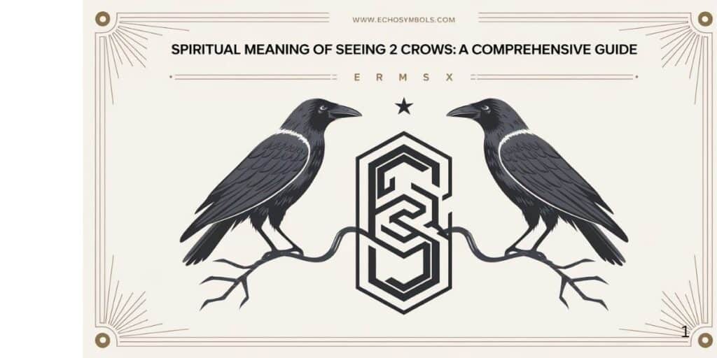 Spiritual Meaning of Seeing 2 Crows: A Comprehensive Guide