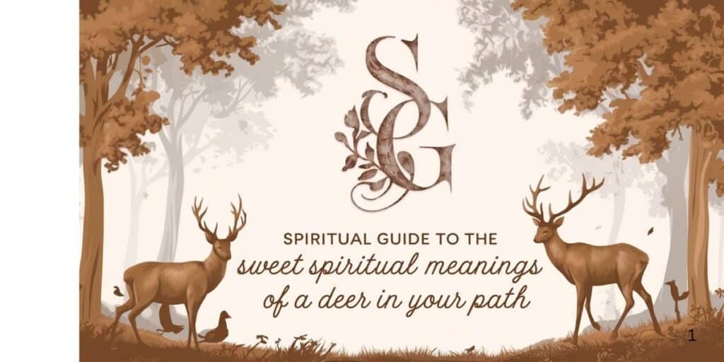 Sweet Spiritual Meanings of a Deer in Your Path