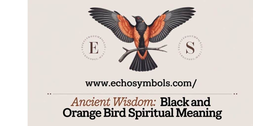 Ancient Wisdom: Black and Orange Bird Spiritual Meaning