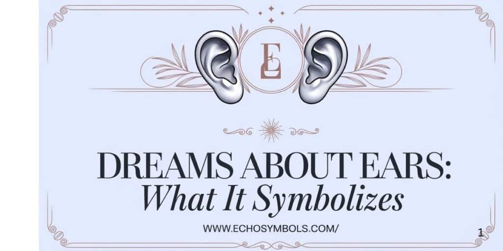 Dreams About Ears: What It Symbolizes