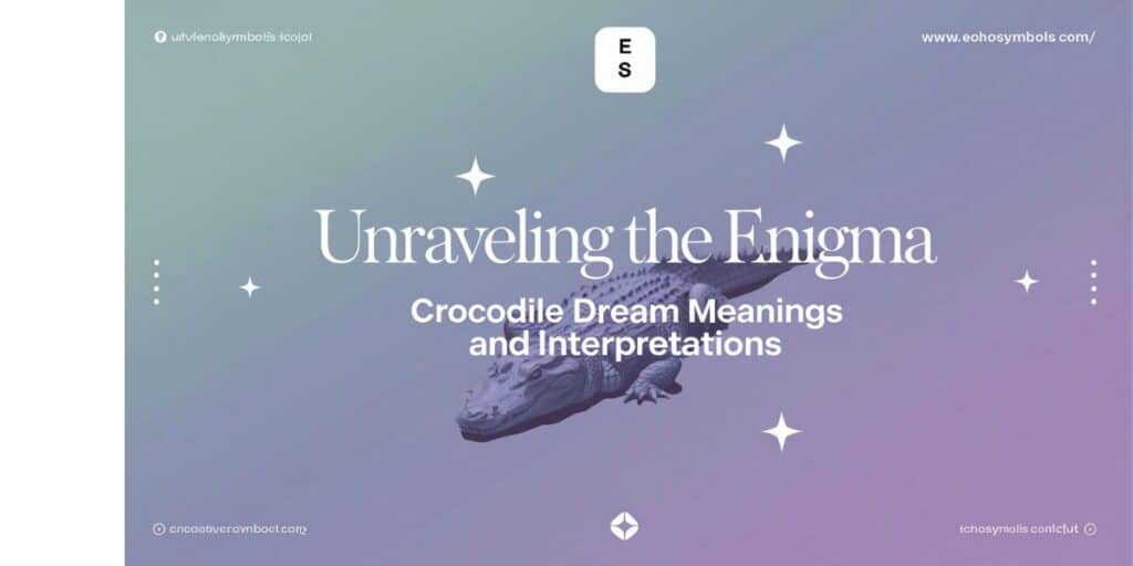 Unraveling the Enigma: Crocodile Dream Meanings and Interpretations