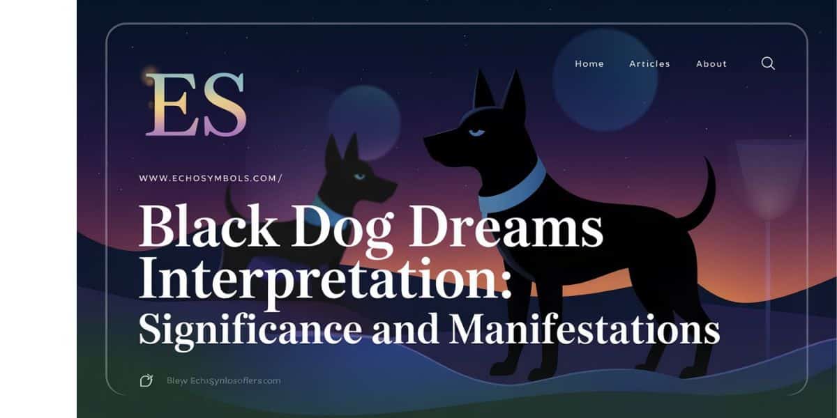 Black Dog Dreams Interpretation: Significance and Manifestations
