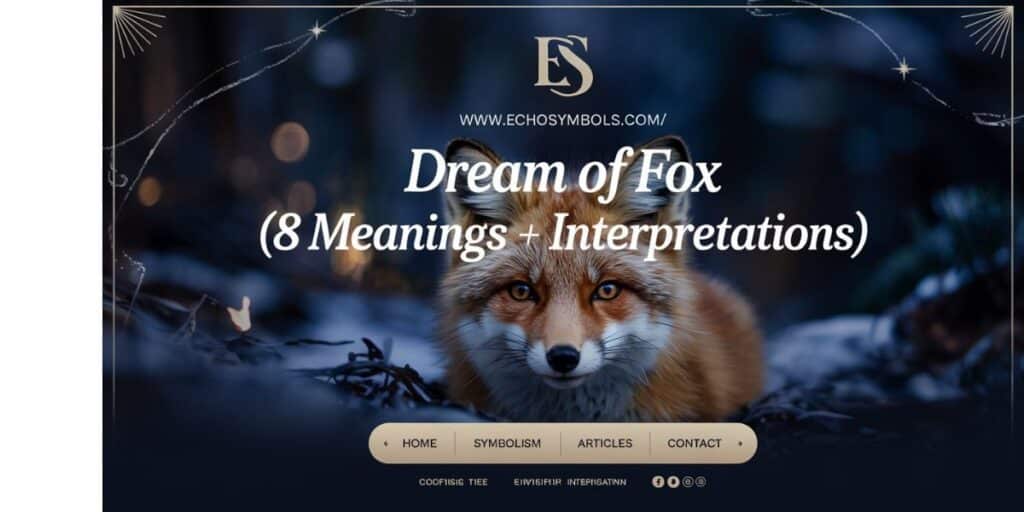 Dream of Fox (8 Meanings + Interpretations)