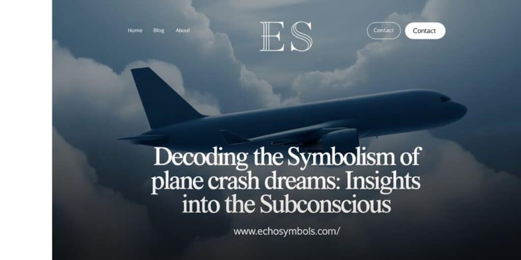 Decoding the Symbolism of Plane Crash Dreams